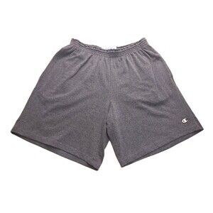 Vintage Champion Classic Authentic Gym Shorts Dark Gray Men's Large Drawstring